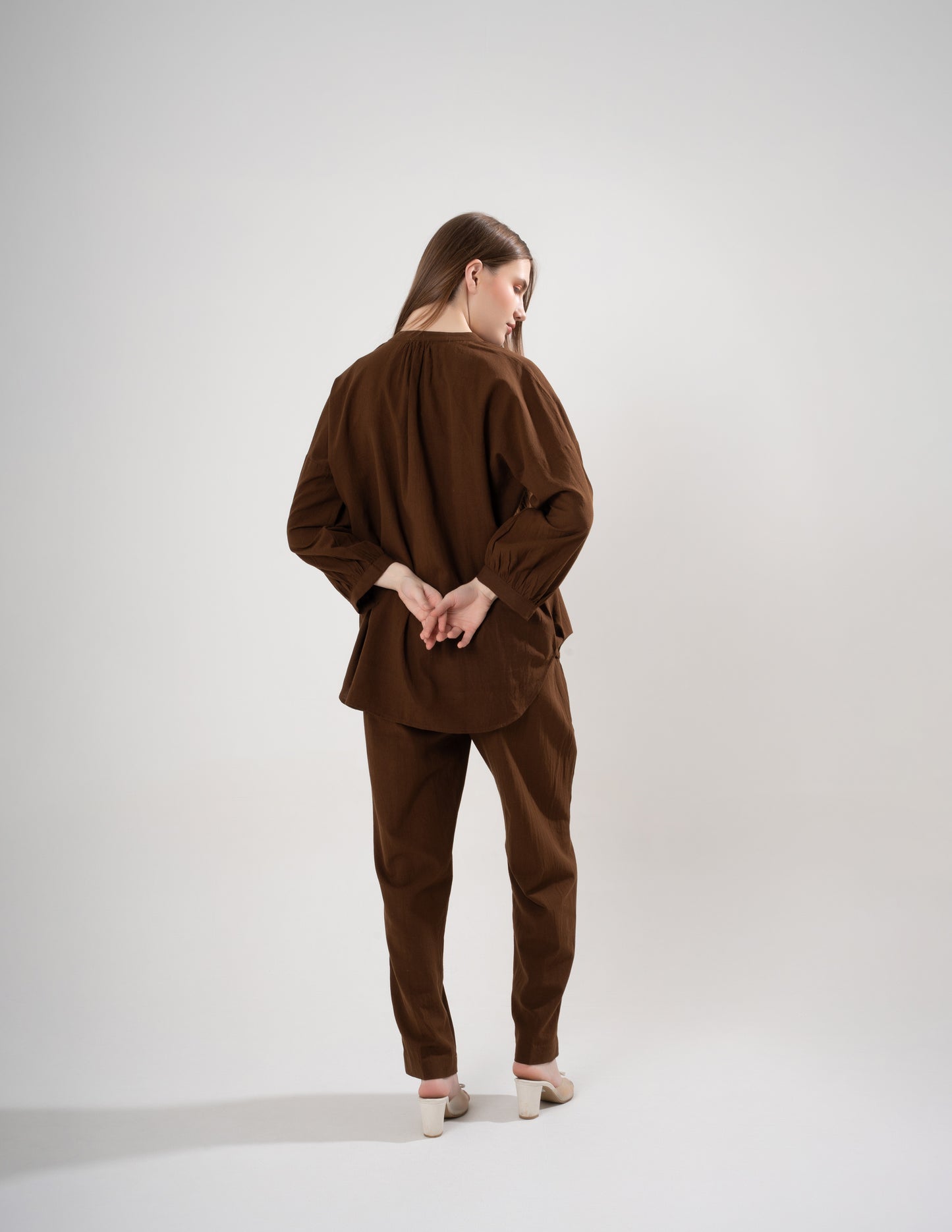Brown Twinleaf Shirt