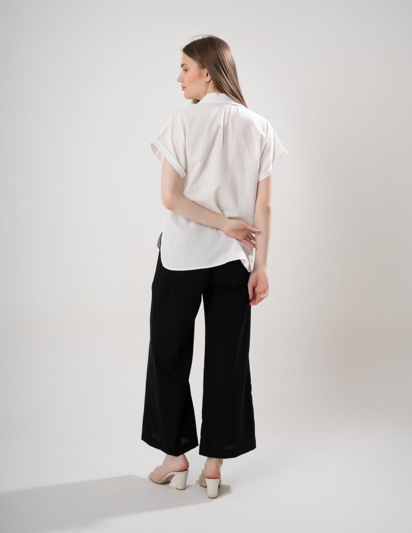 Serene White linen Co-ord