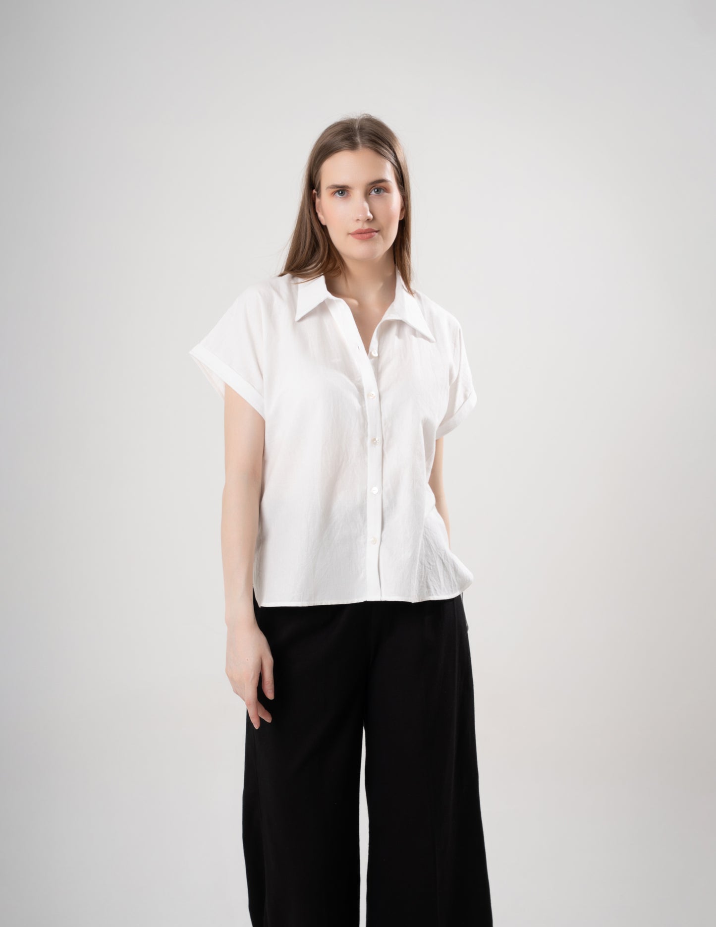 Serene White linen Co-ord
