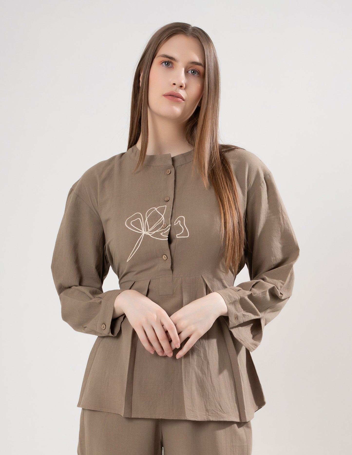 Almond Wildflower Shirt