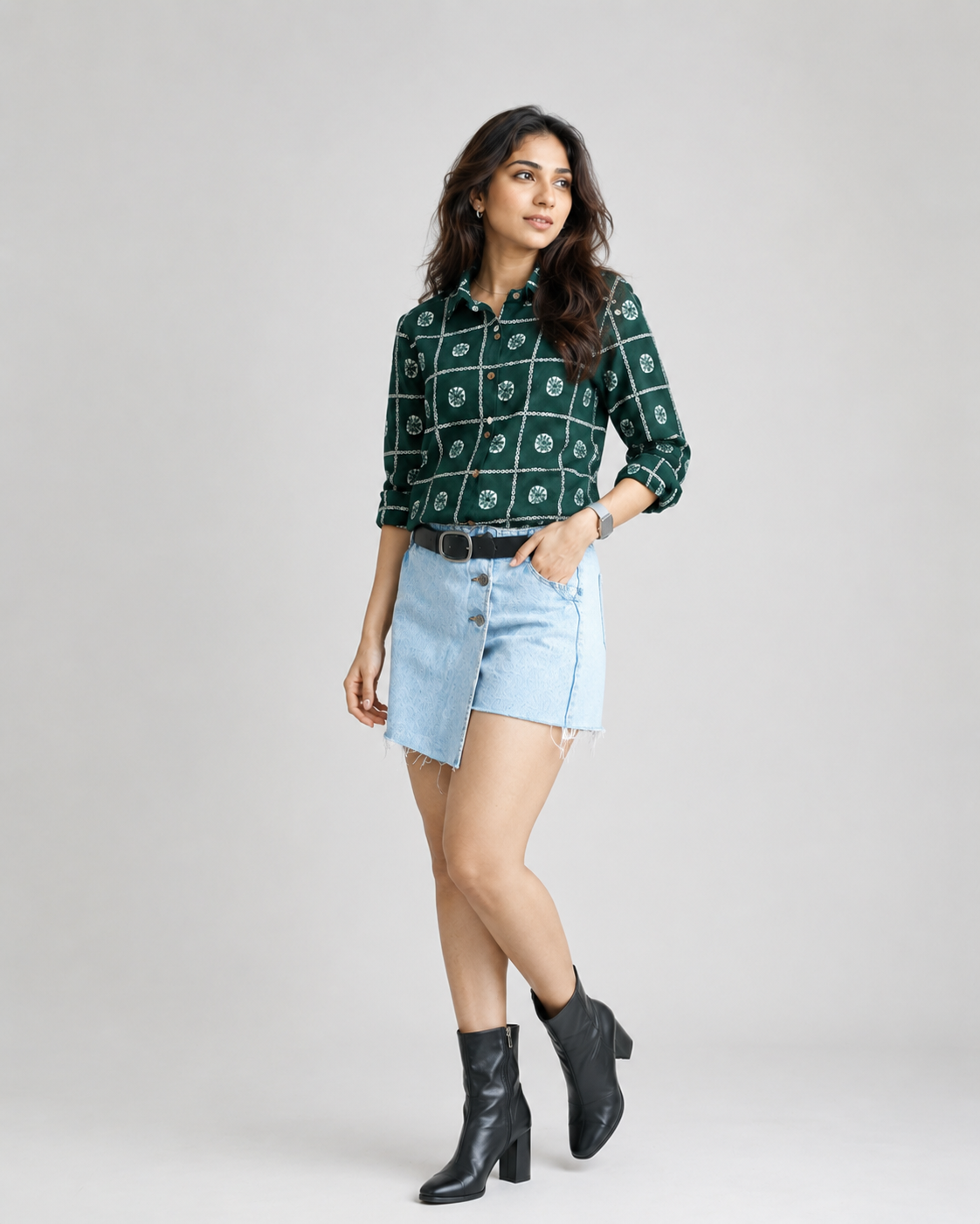 Hara Jaal Pure Cotton Shirt
