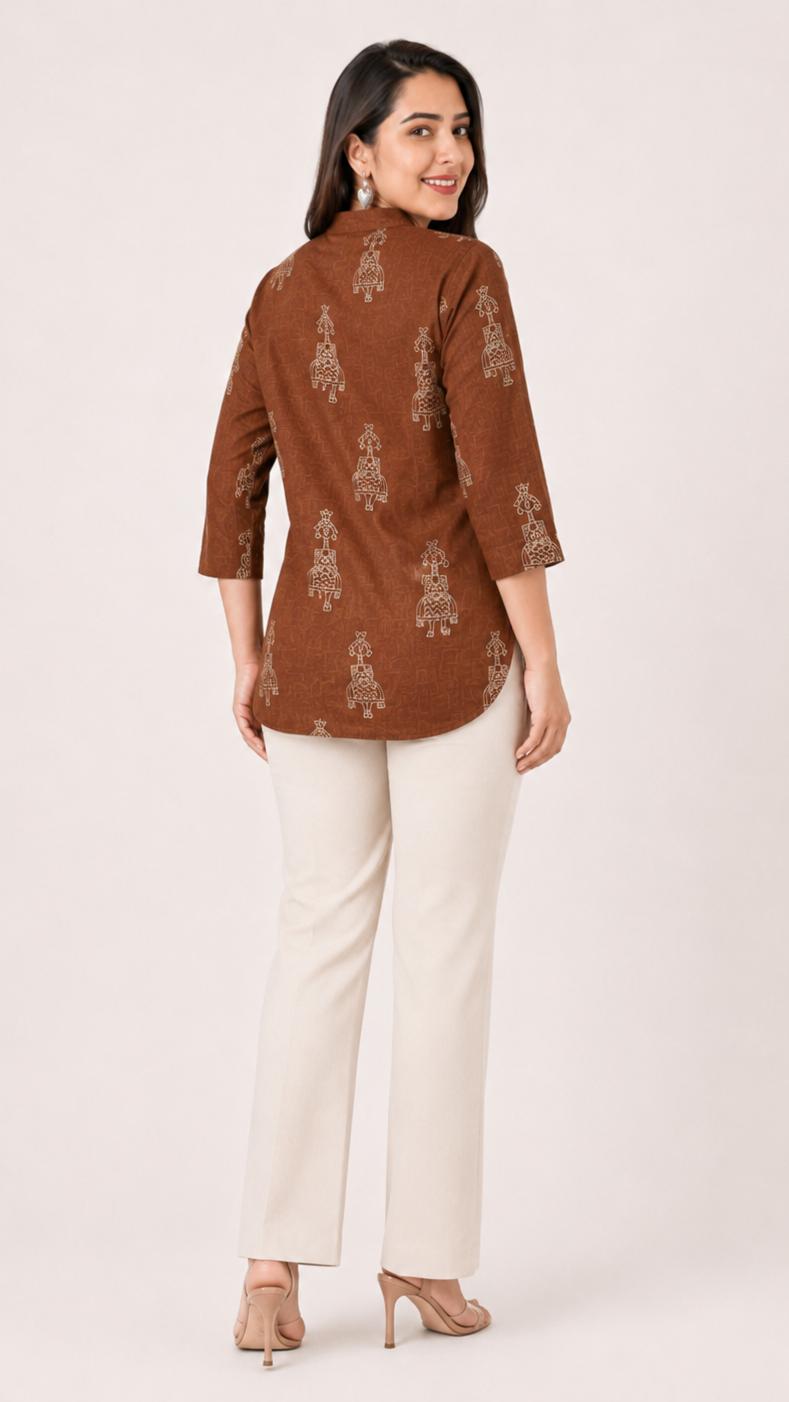 Tila Pure Cotton Kurti