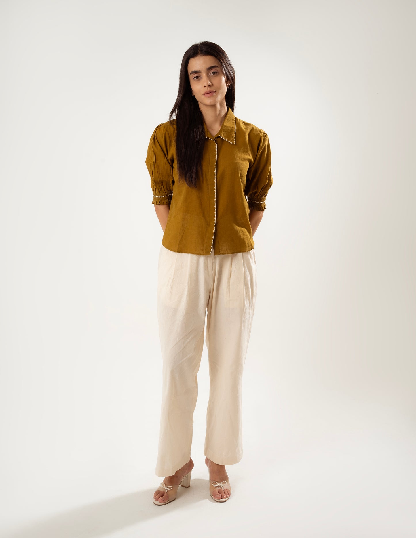 AMBER LUXE LINEN SHIRT