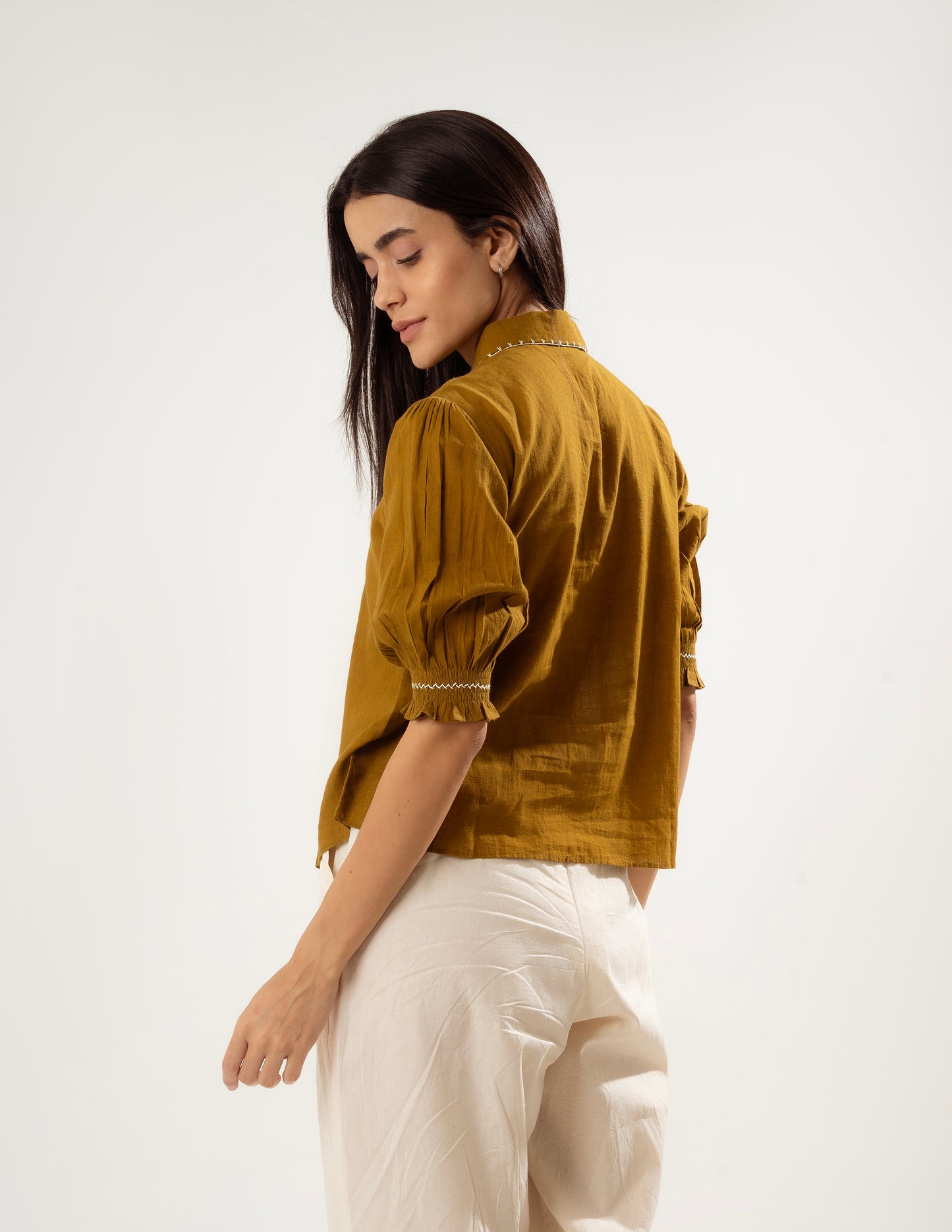 AMBER LUXE LINEN SHIRT