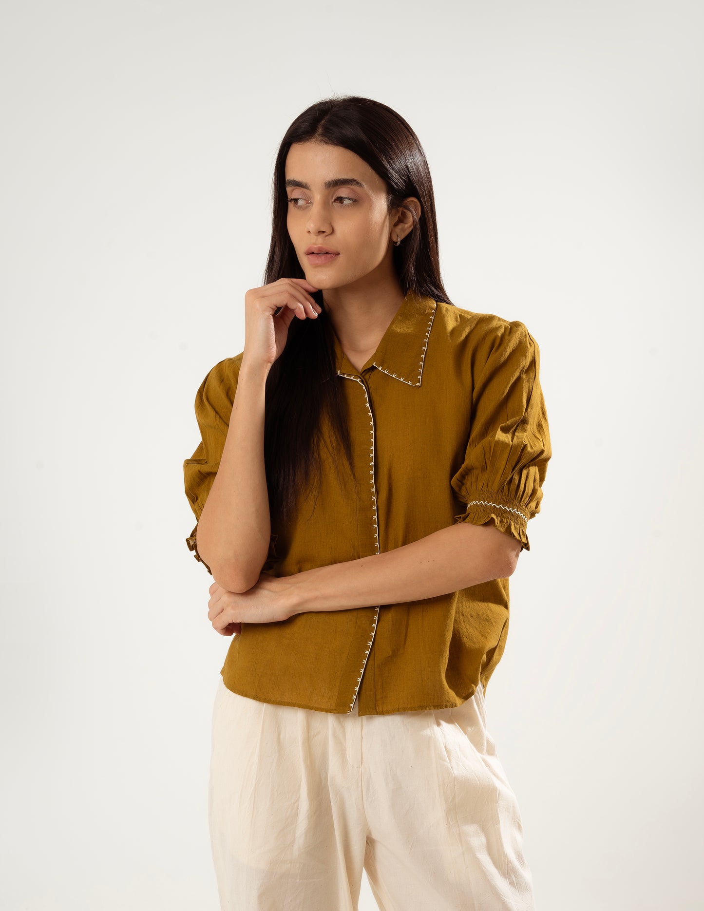 AMBER LUXE LINEN SHIRT