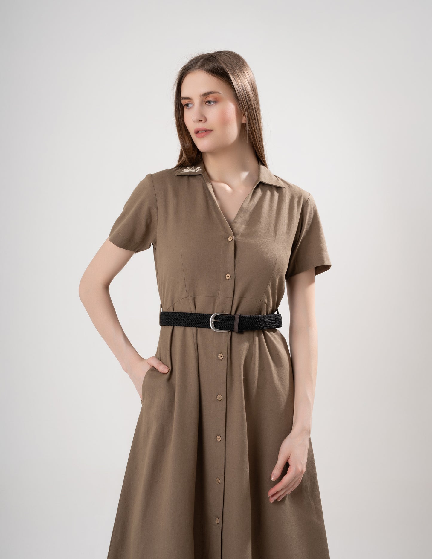 Muse Linen Long Dress