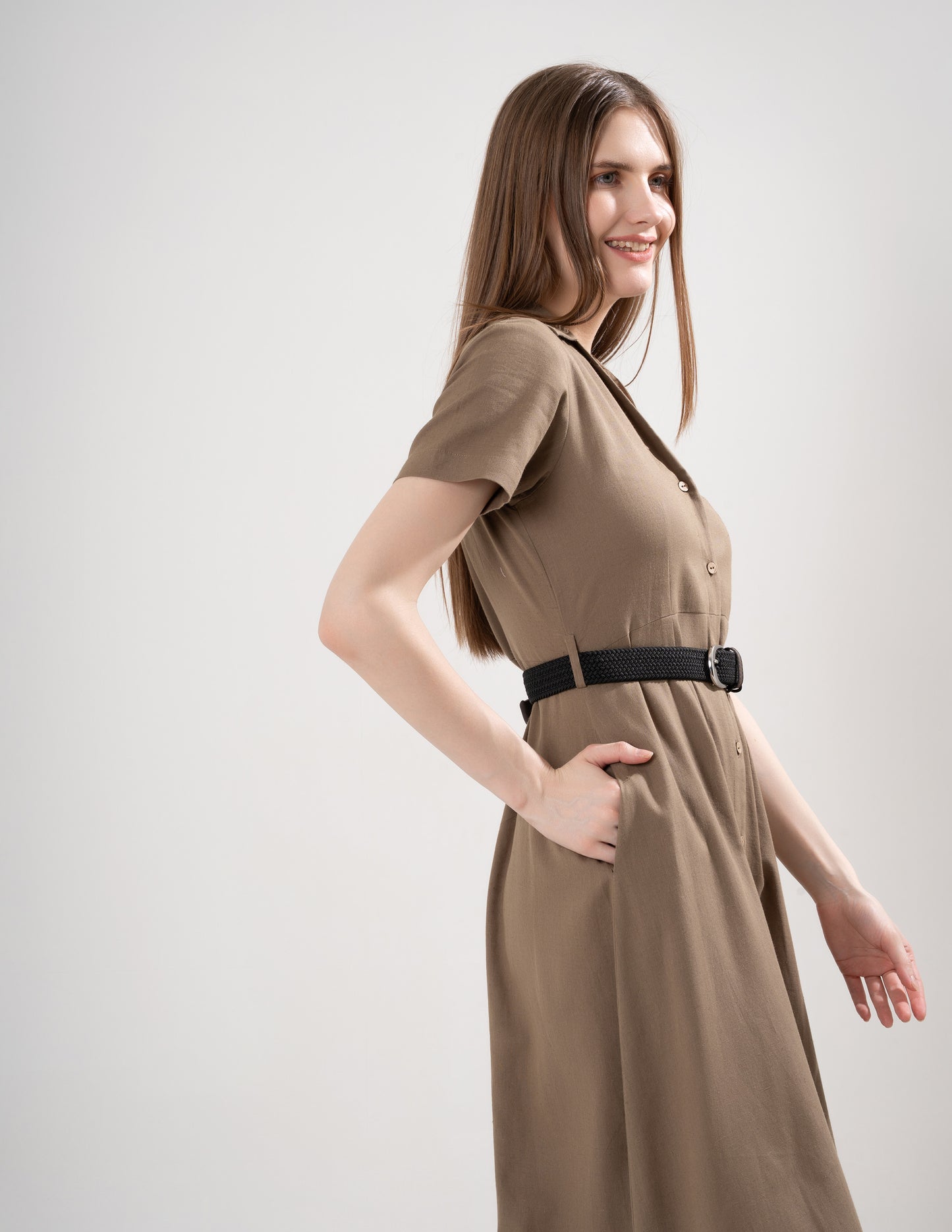 Muse Linen Long Dress