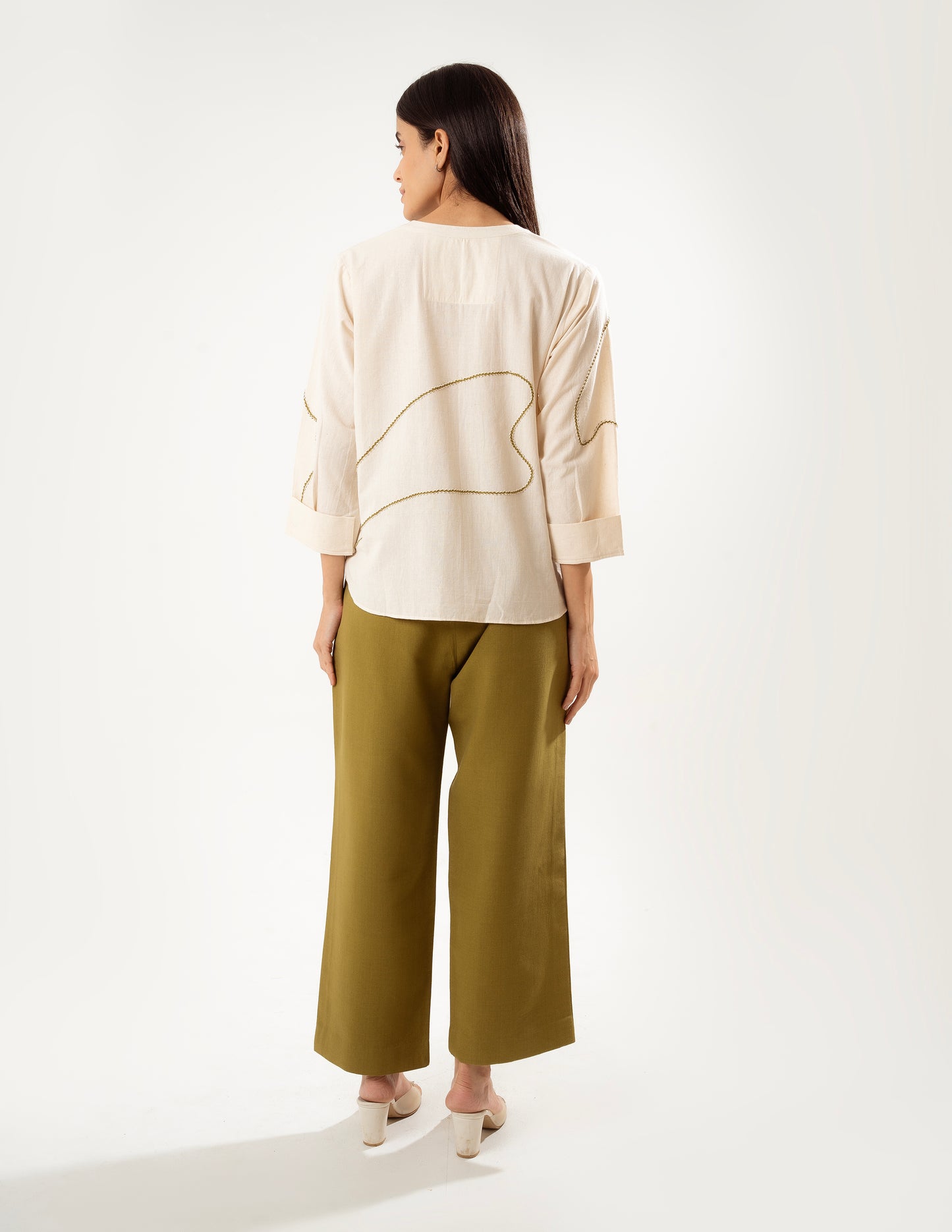 FLOW LEAF LINEN PANTS