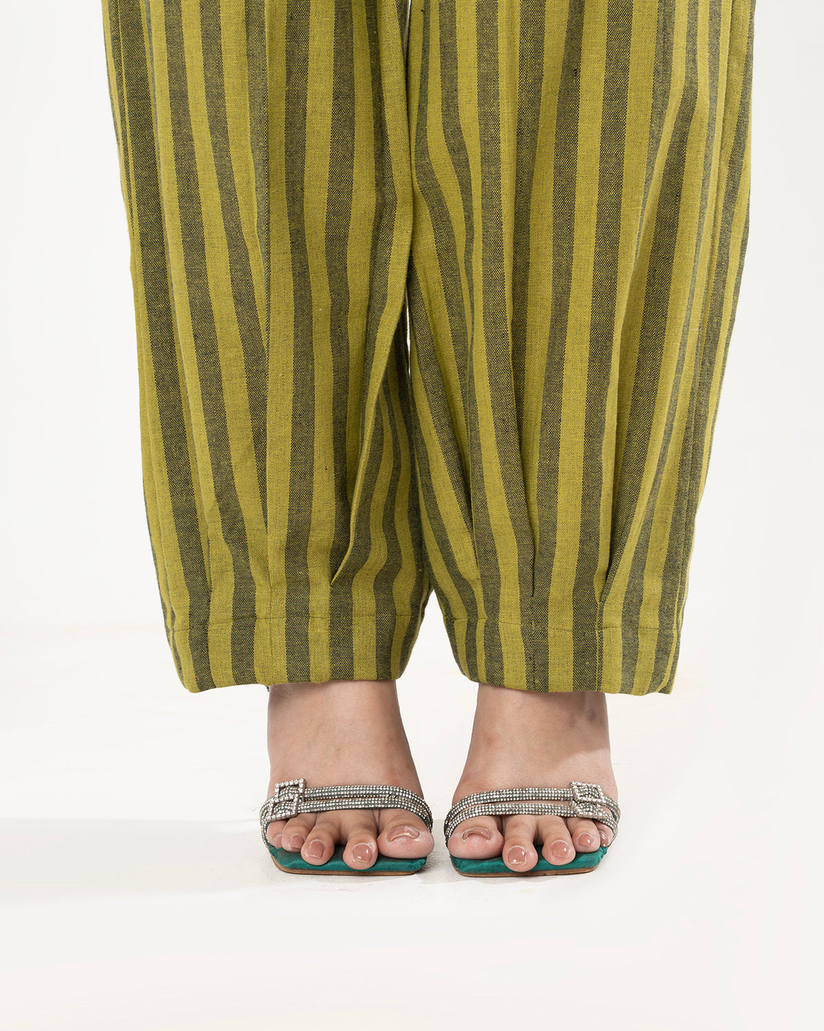 Olive Serenity Lines Co-ord Set