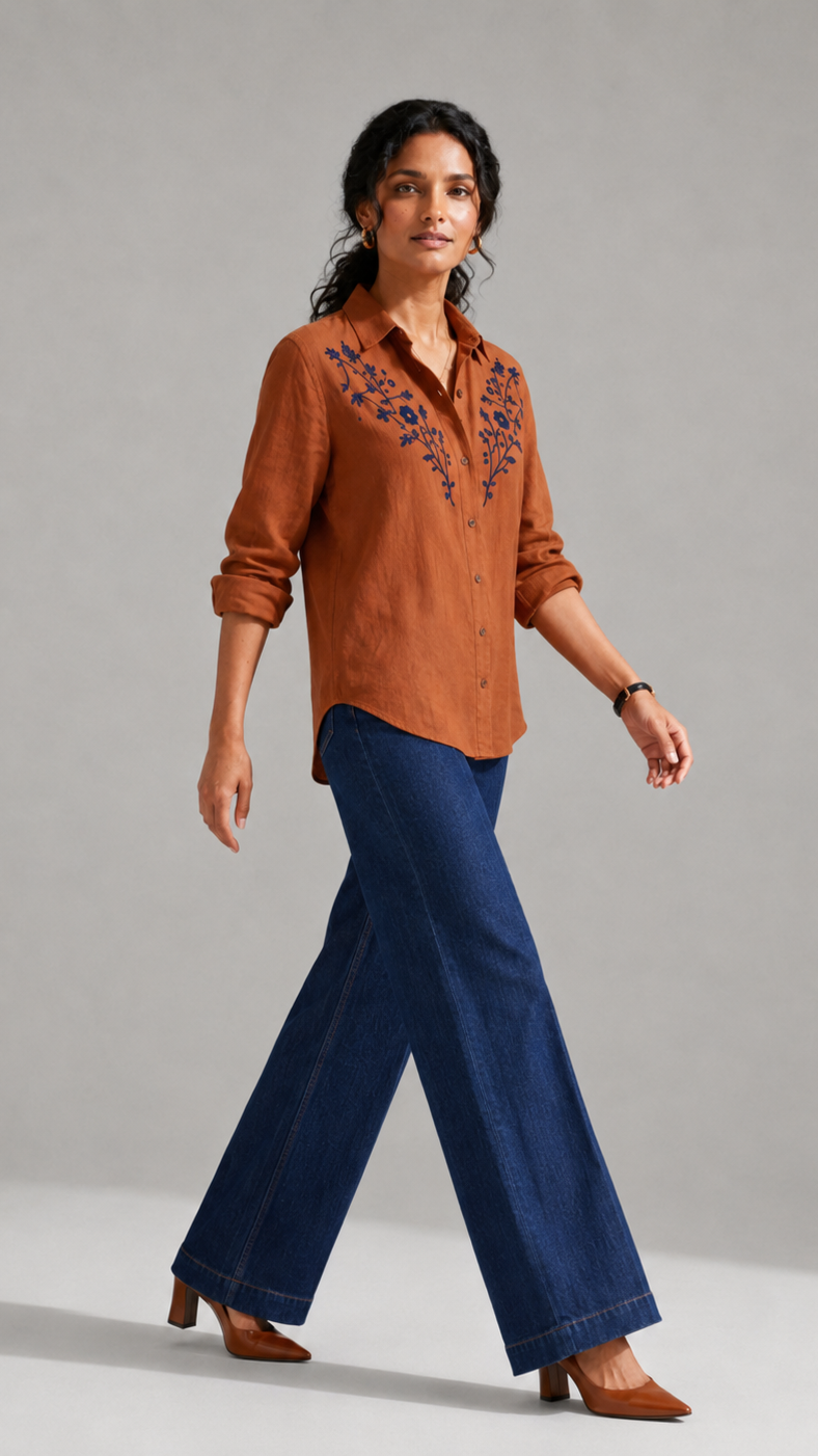 Rustic Bloom Shirt
