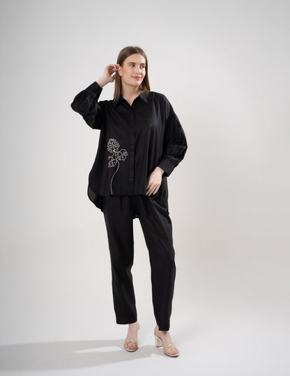 Black Leaf Shirt