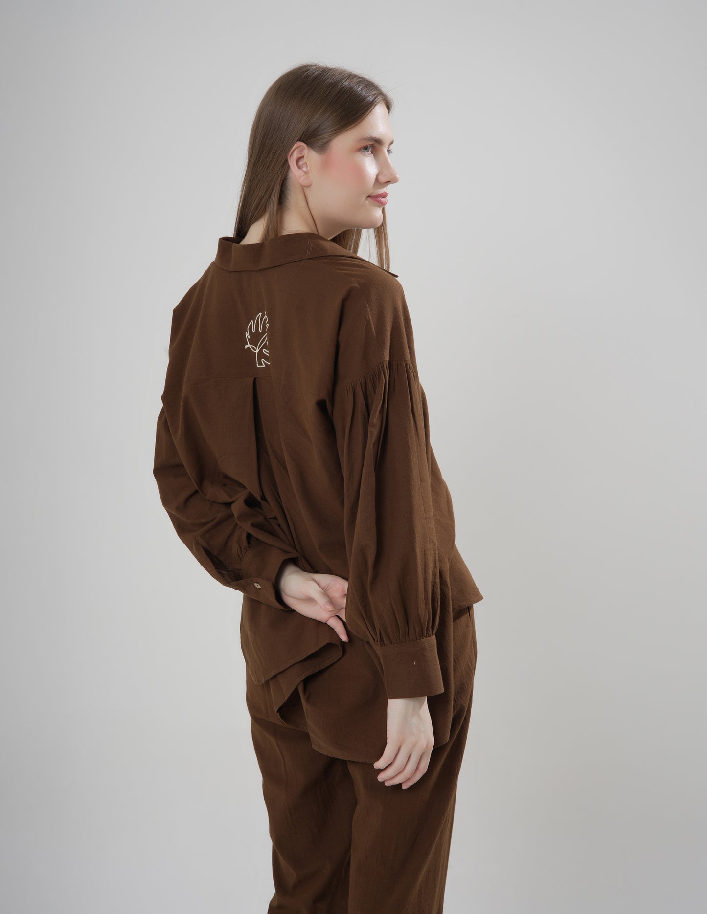 Khaki Leaf Shirt