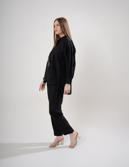 Black Leaf Shirt