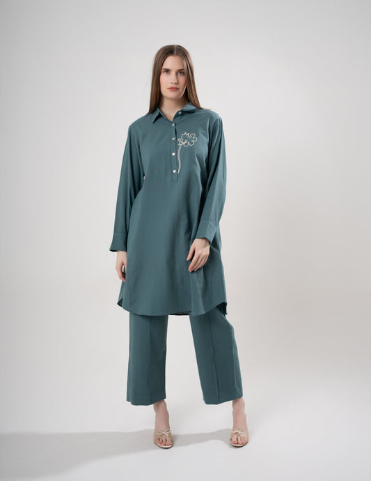 Sky Leaf Long Co-ord