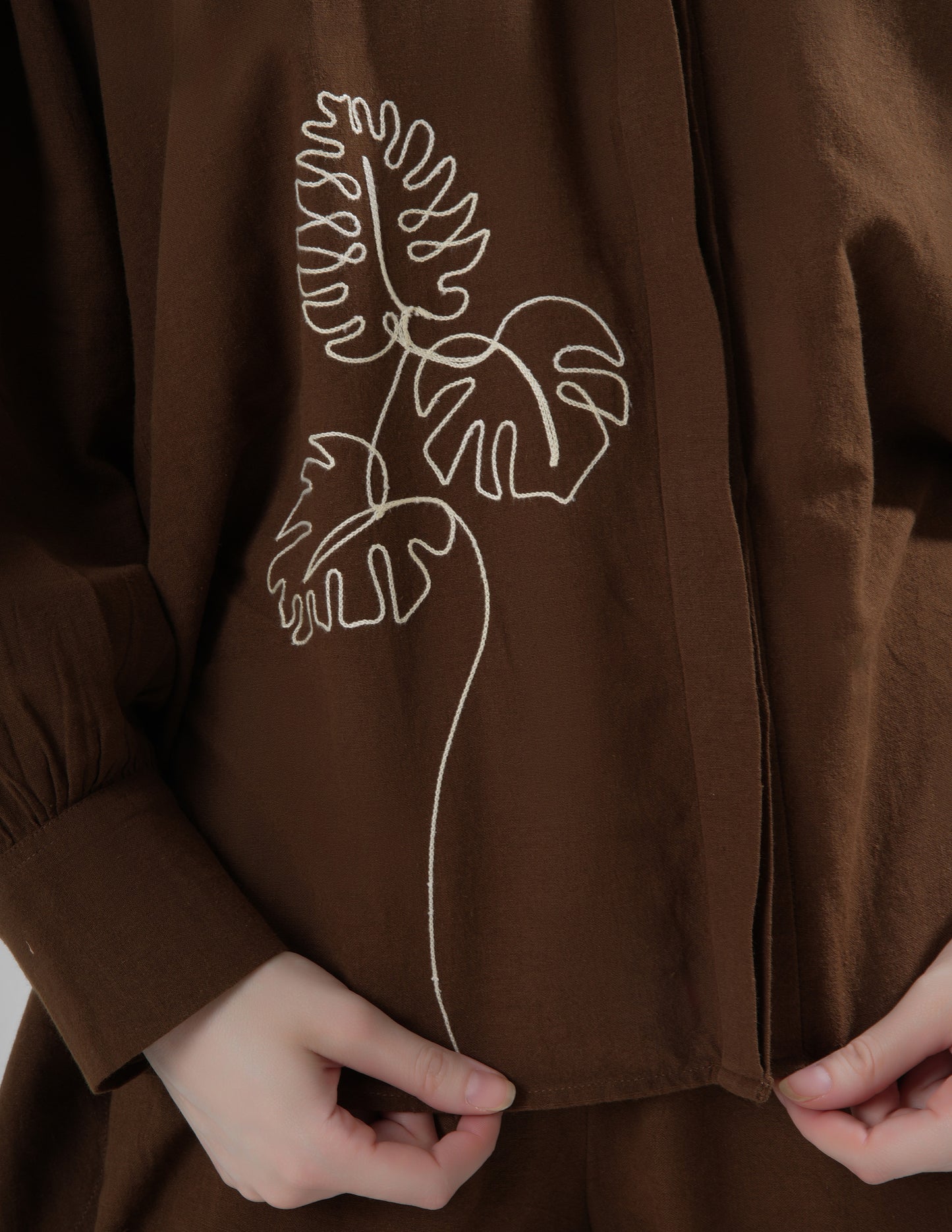 Khaki Leaf Shirt