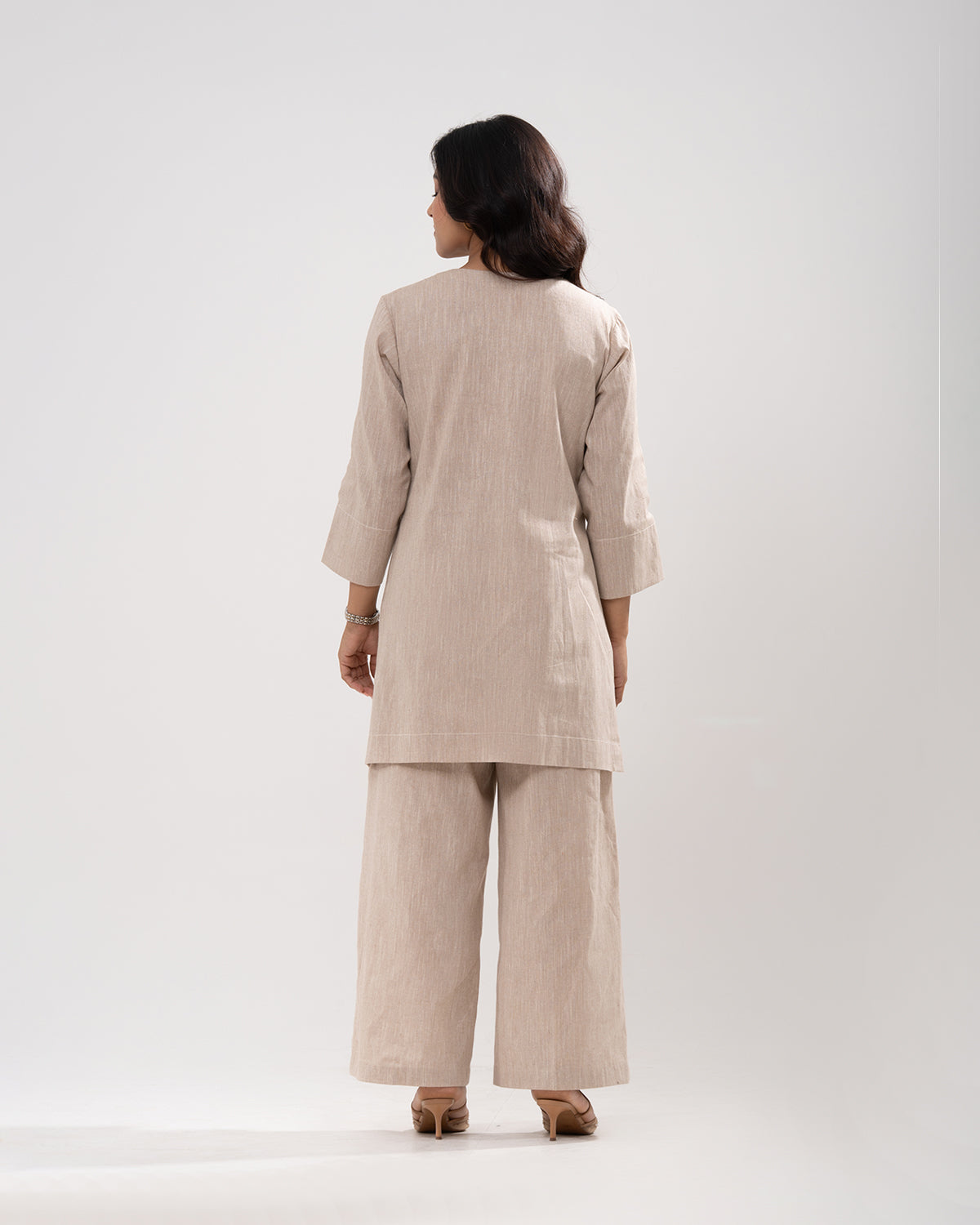 Modern Anarkali Embroidered Co-ord Set