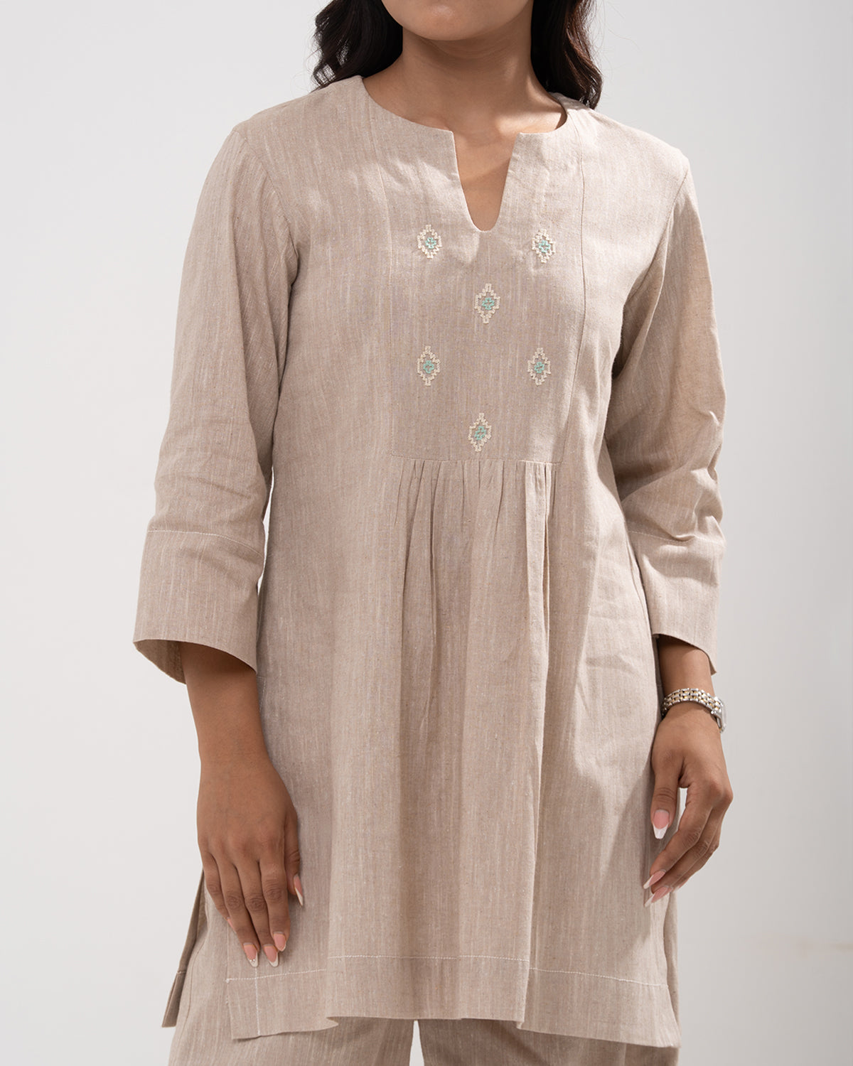 Modern Anarkali Embroidered Co-ord Set