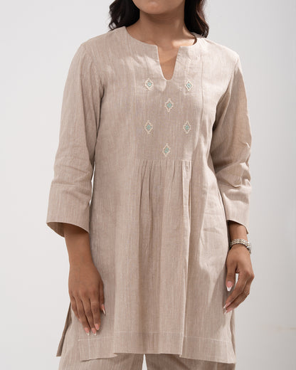 Modern Anarkali Embroidered Co-ord Set