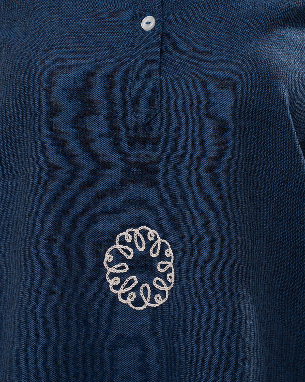 Indigo Medallion Embroidered Co-ord Set