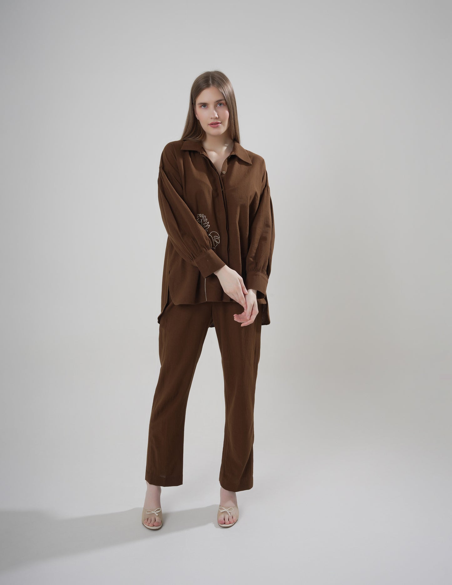 Khaki Leaf Shirt