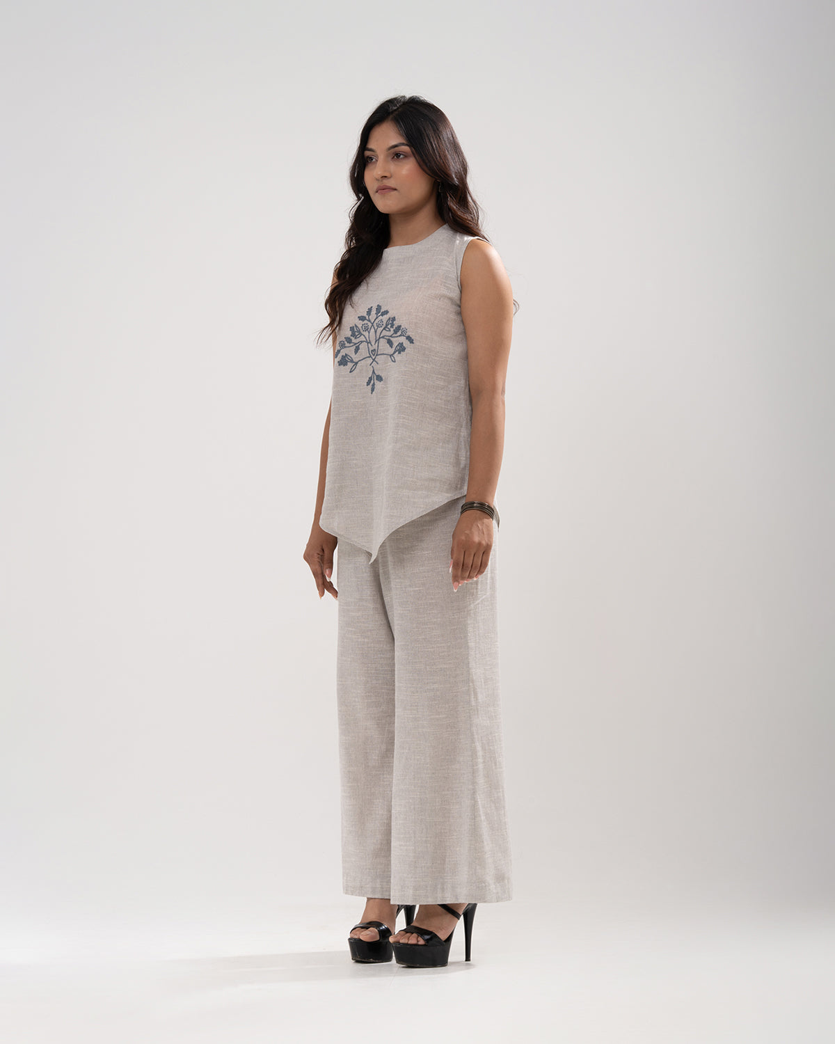 Natural Bloom Off-White Co-ord Set