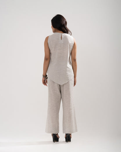 Natural Bloom Off-White Co-ord Set