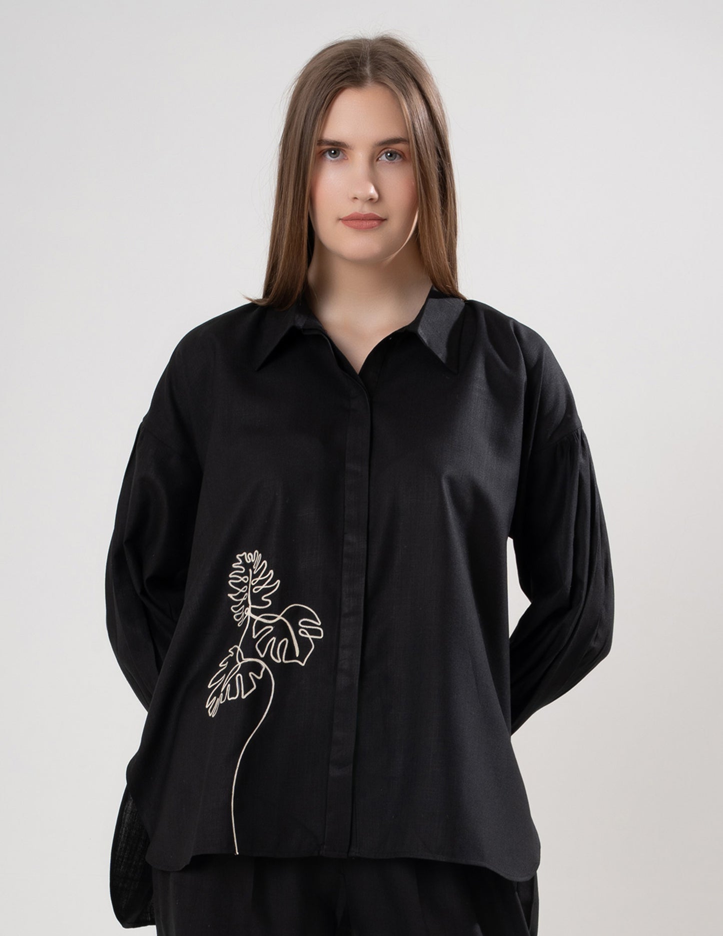 Black Leaf Shirt