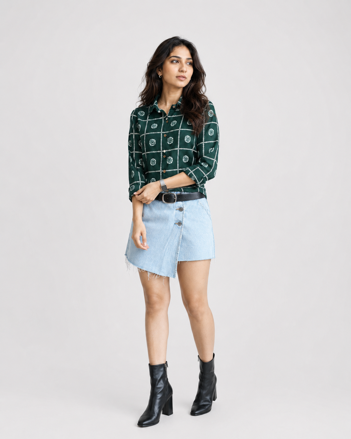 Hara Jaal Pure Cotton Shirt