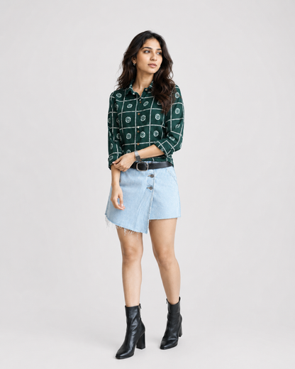 Hara Jaal Pure Cotton Shirt