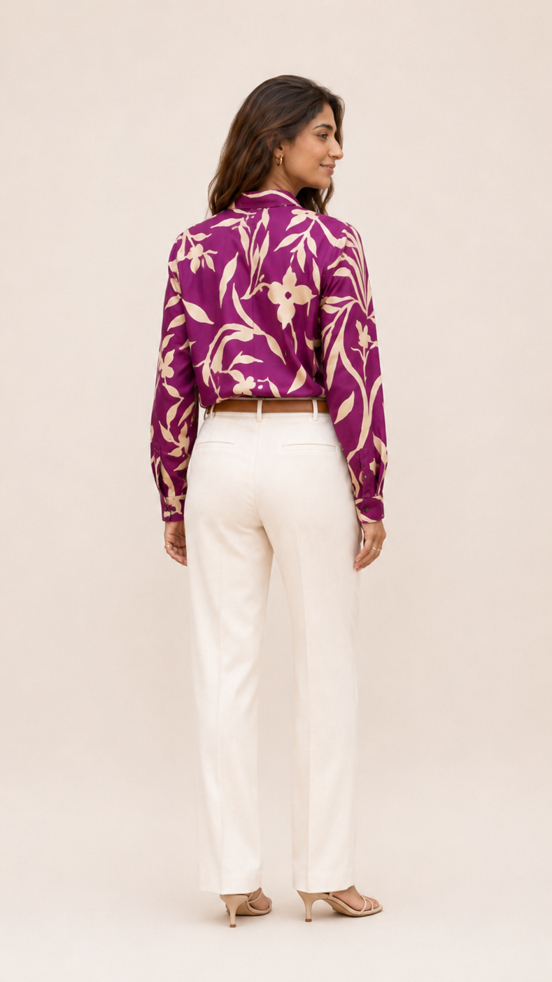 Viola Bloom Pure Cotton Shirt