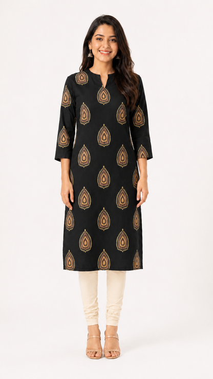 Amara Motif Pure Cotton Kurta