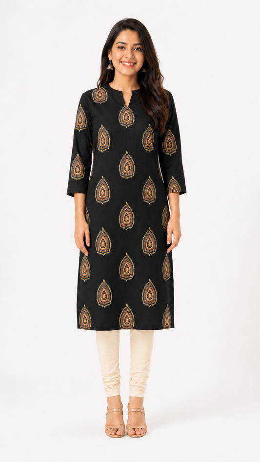 Amara Motif Pure Cotton Kurta