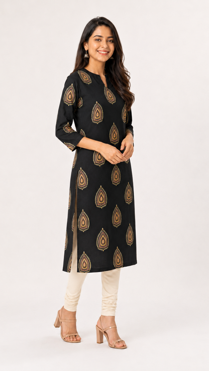 Amara Motif Pure Cotton Kurta