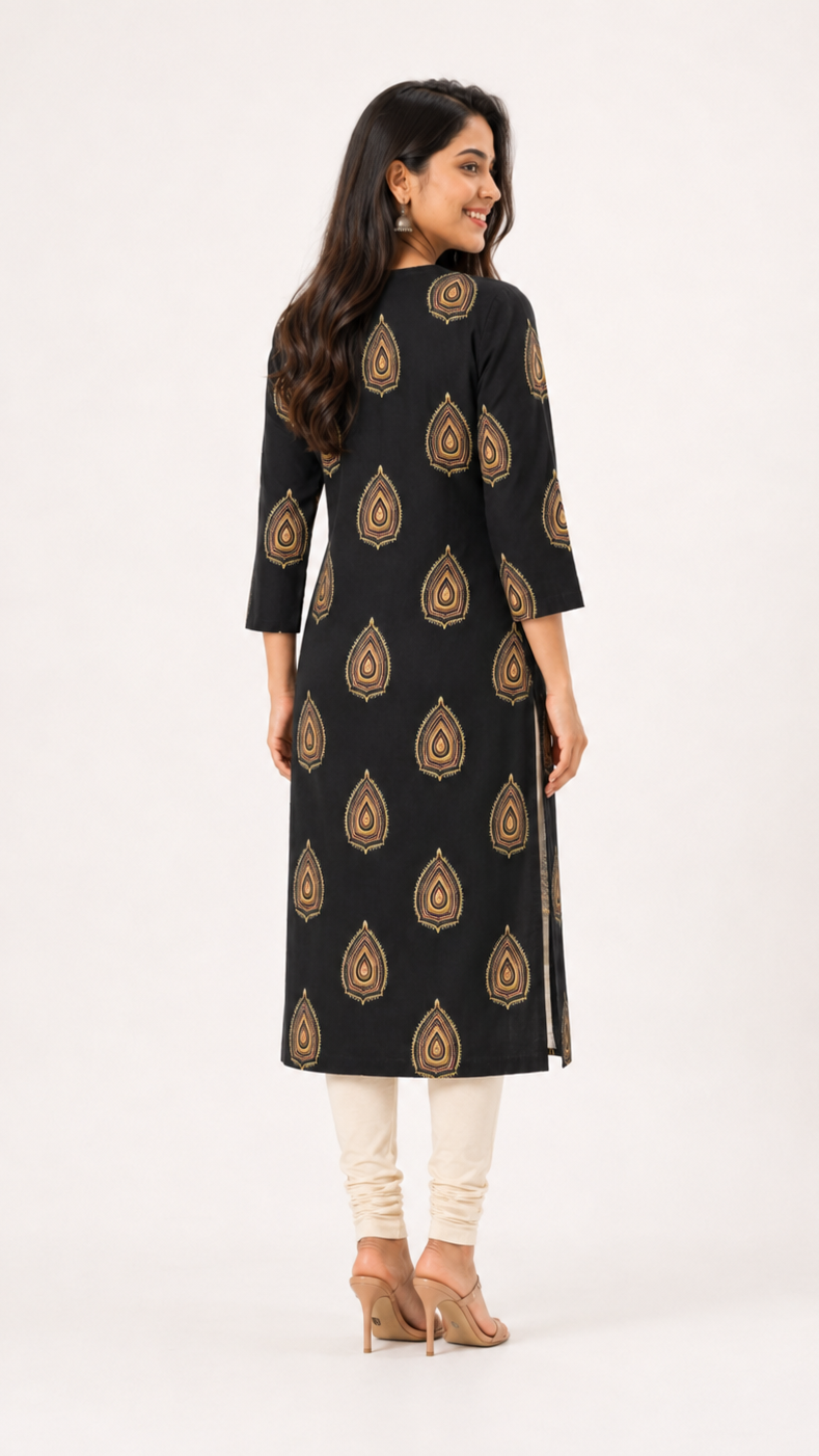 Amara Motif Pure Cotton Kurta