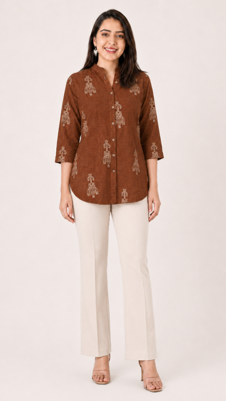 Tila Pure Cotton Kurti