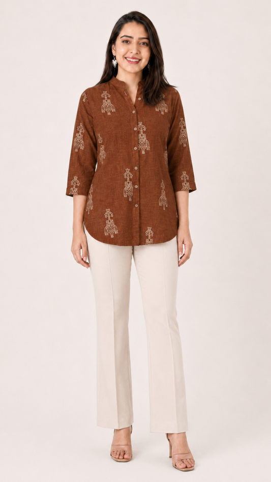 Tila Pure Cotton Kurti