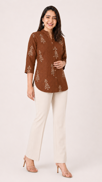 Tila Pure Cotton Kurti