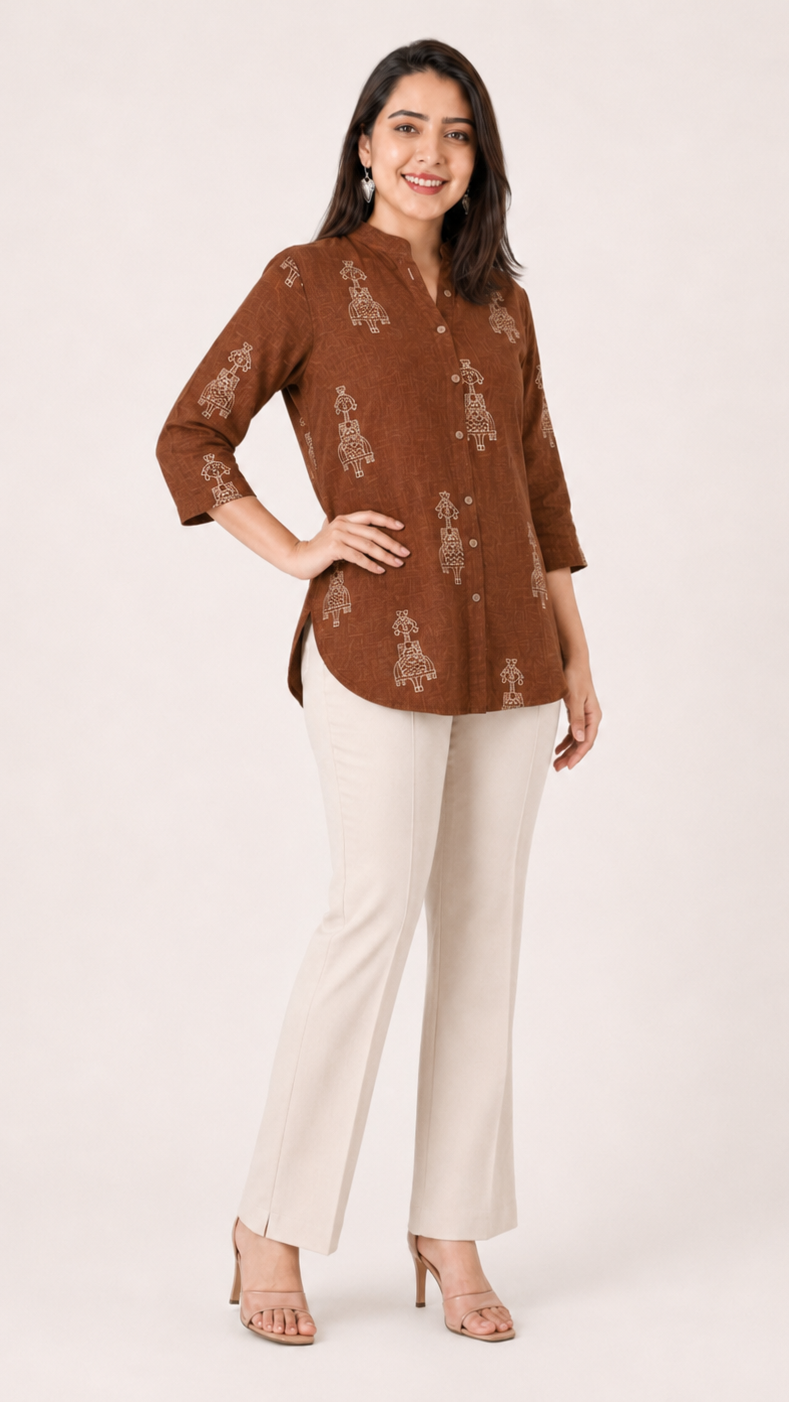 Tila Pure Cotton Kurti