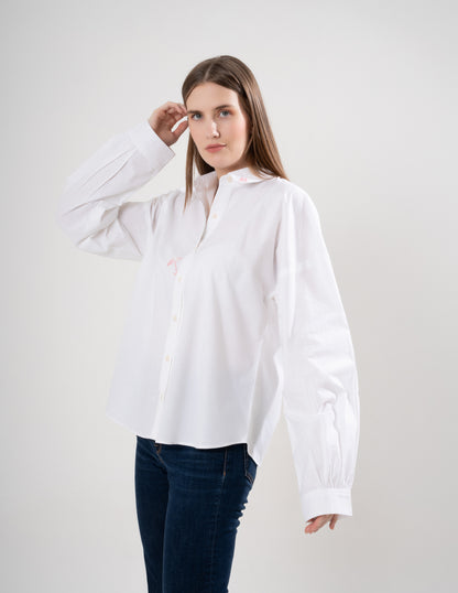 White pink Umbrella Shirt
