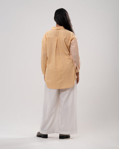 Sunset Patchwork Button Shirt