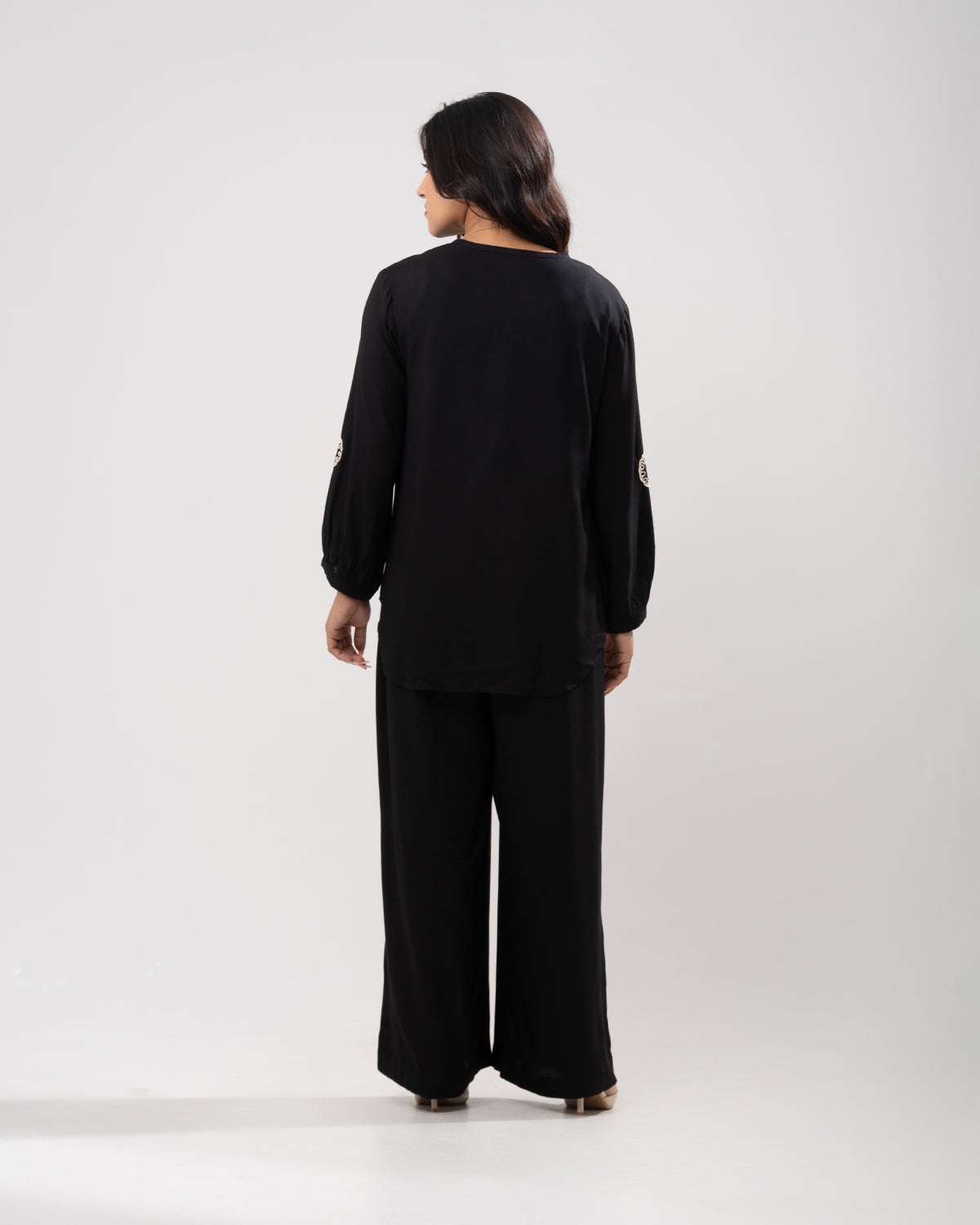 Midnight Celestial Embroidered Co-ord Set