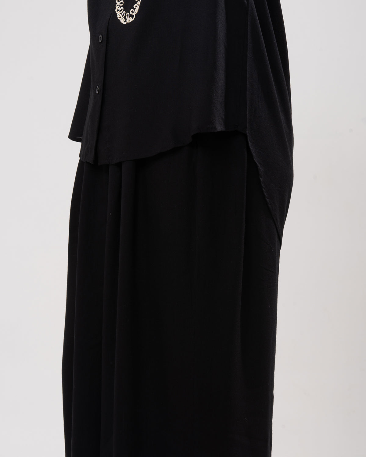 Midnight Celestial Embroidered Co-ord Set