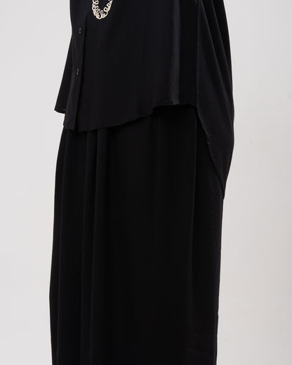 Midnight Celestial Embroidered Co-ord Set