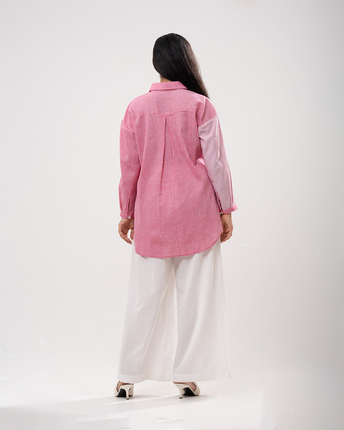 Rose Patchwork Button Shirt