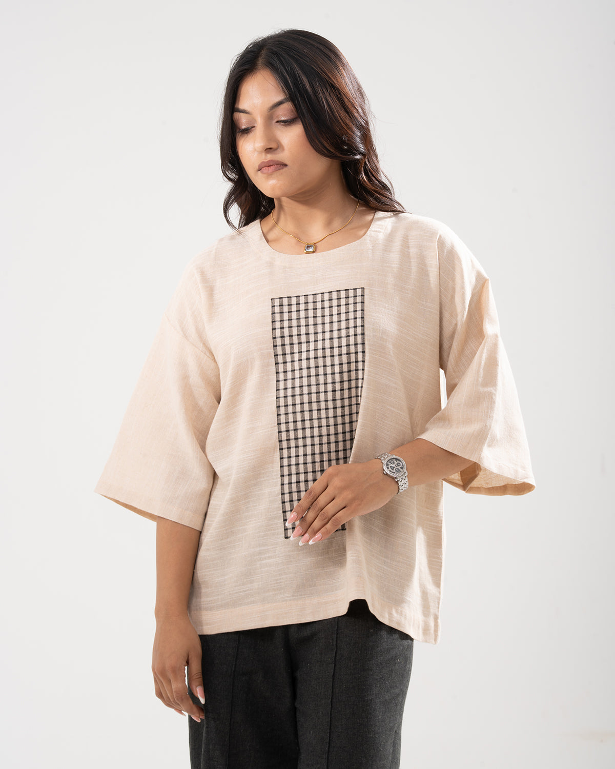 Gingham Charm Top