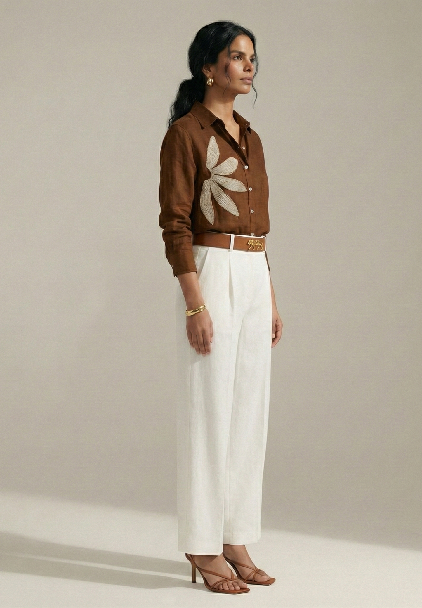 Amber Wing Cotton Linen Shirt