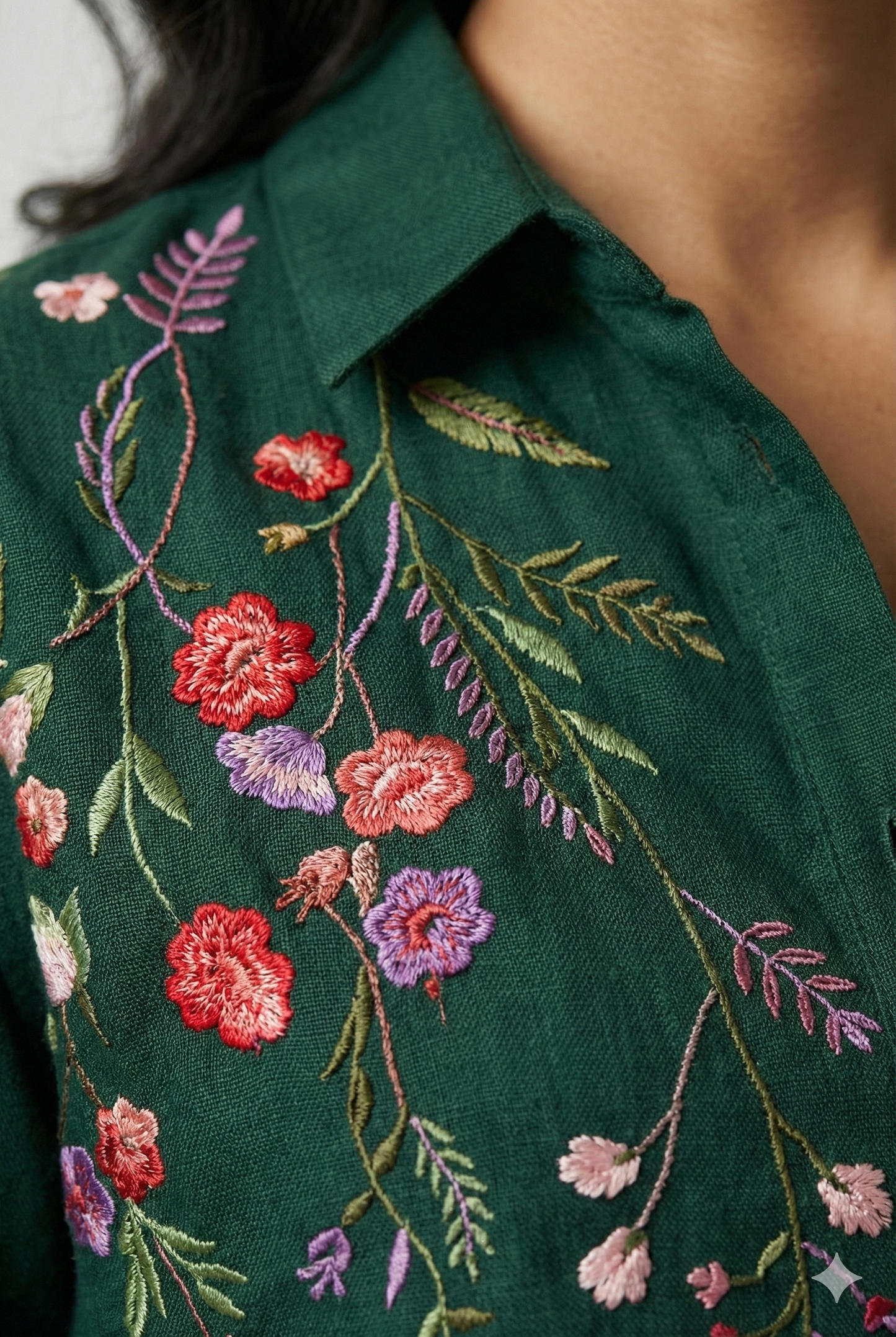 Mystic Green Bloom Shirt