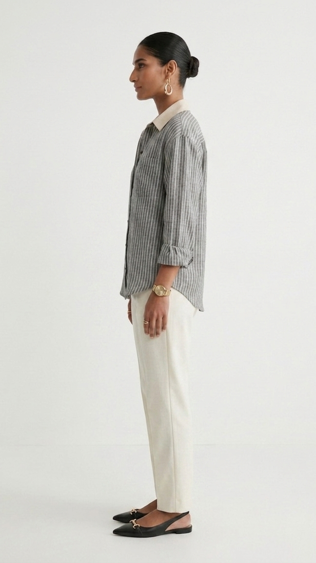 Saanjh Cotton Linen Shirt