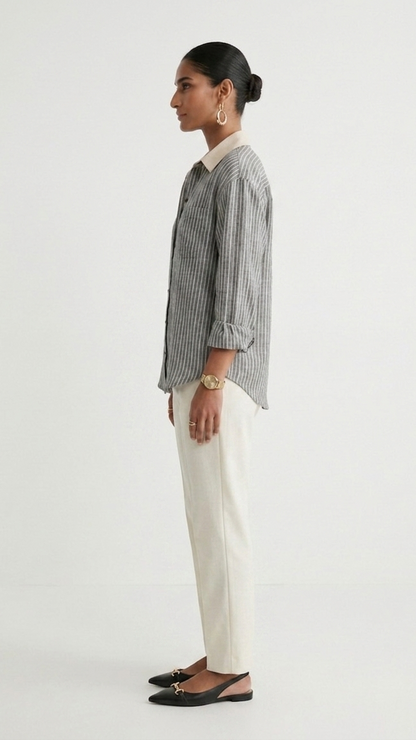 Saanjh Cotton Linen Shirt