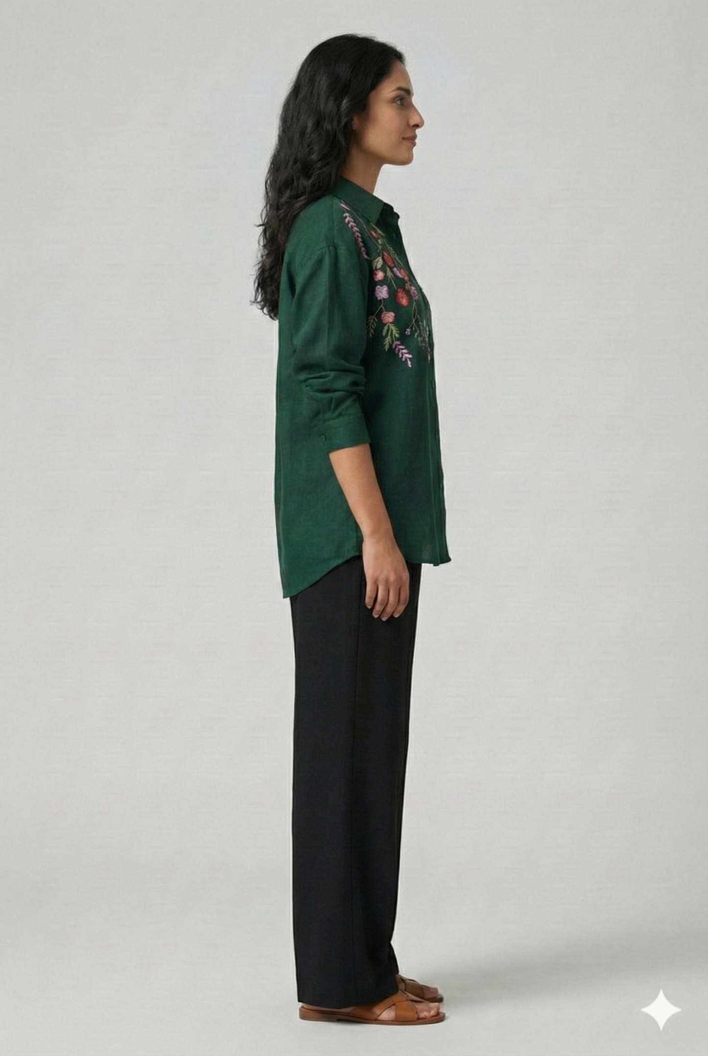 Mystic Green Bloom Shirt